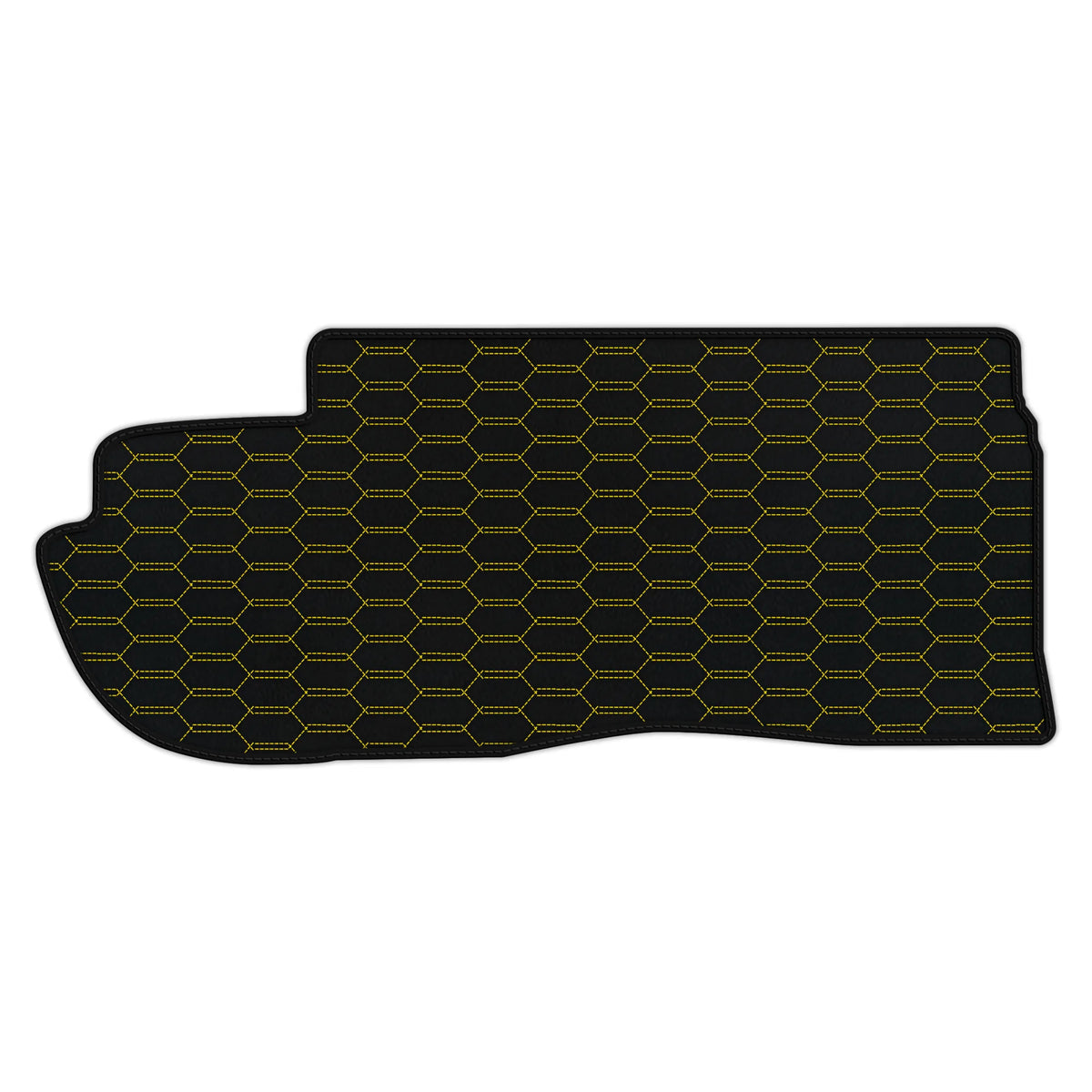 Customizable Leather Trunk Floor Mats with Interlaced Hex Pattern for Ferrari 599 Coupe (2006-2012)