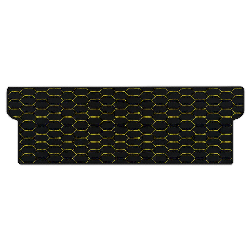 Tapis de coffre en cuir personnalisables avec motif hexagonal entrelacé pour Ferrari Dino GT4 (1973-1979)