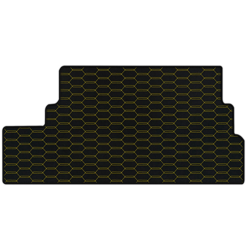Tapis de coffre en cuir personnalisables avec motif de couture en hexagone entrelacé pour Ferrari F12 Berlinetta (2012-2022)