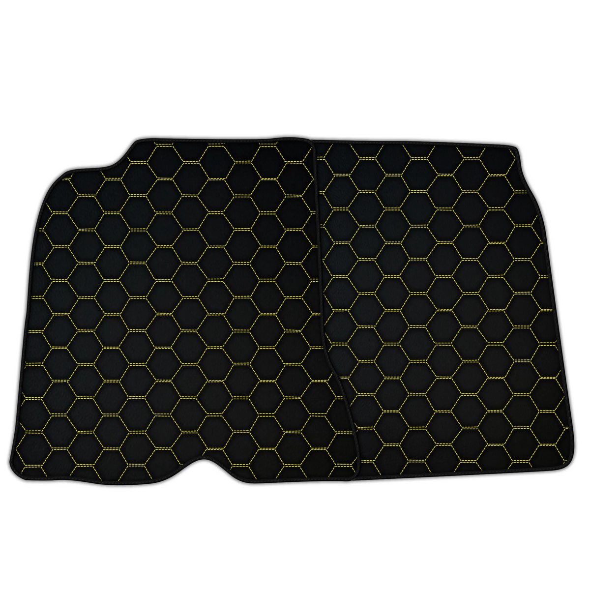 Customizable Symmetrical Hex Pattern Floor Mats for 2015–2018 Ferrari California T
