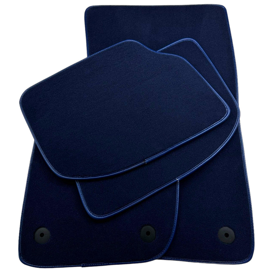 Dark Blue Floor Mats For Bentley Continental GT (2018–2023) - AutoWin