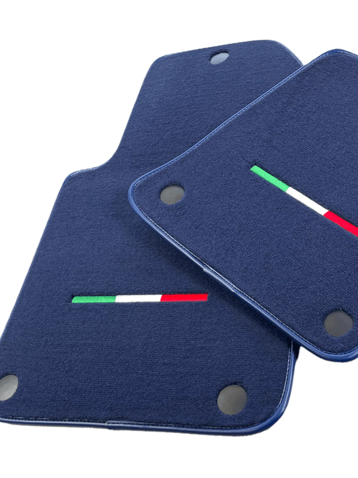 Dark Blue Floor Mats For Ferrari 612 Scaglietti 2005-2011 Italian Edition - AutoWin