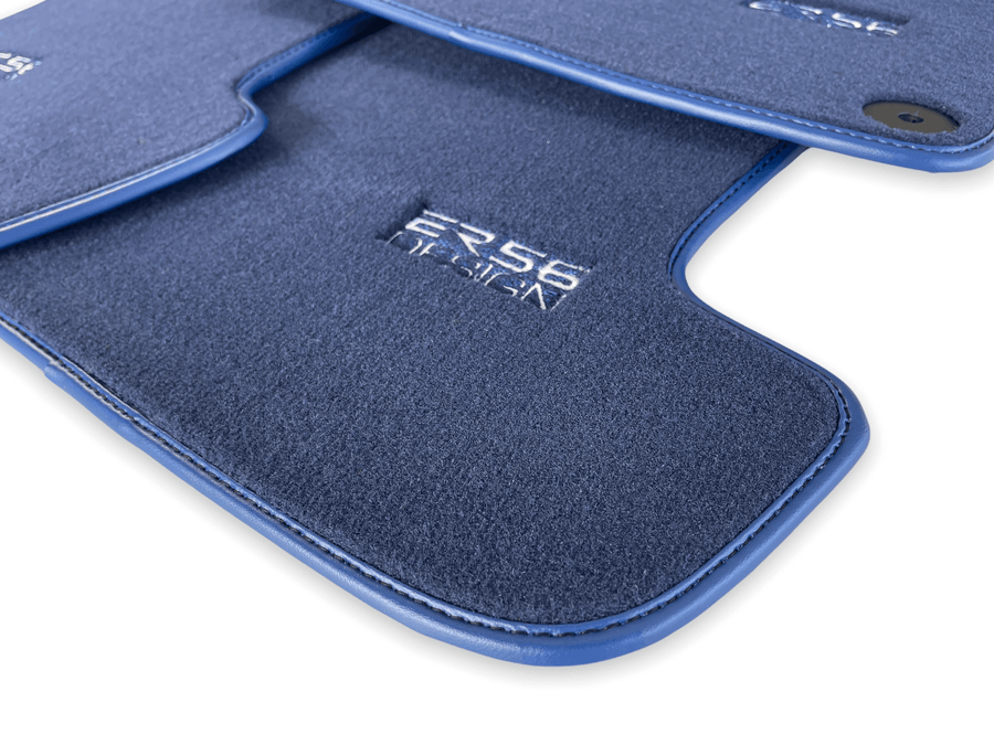 Dark Blue Floor Mats for Porsche 911 - 964 (1989-1994) - AutoWin