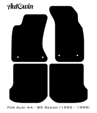 Floor Mats for Audi A4 - B5 Sedan (1995 - 1999) - AutoWin