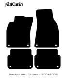 Floor Mats for Audi A6 - C6 Avant (2004-2008) ER56 Design - AutoWin