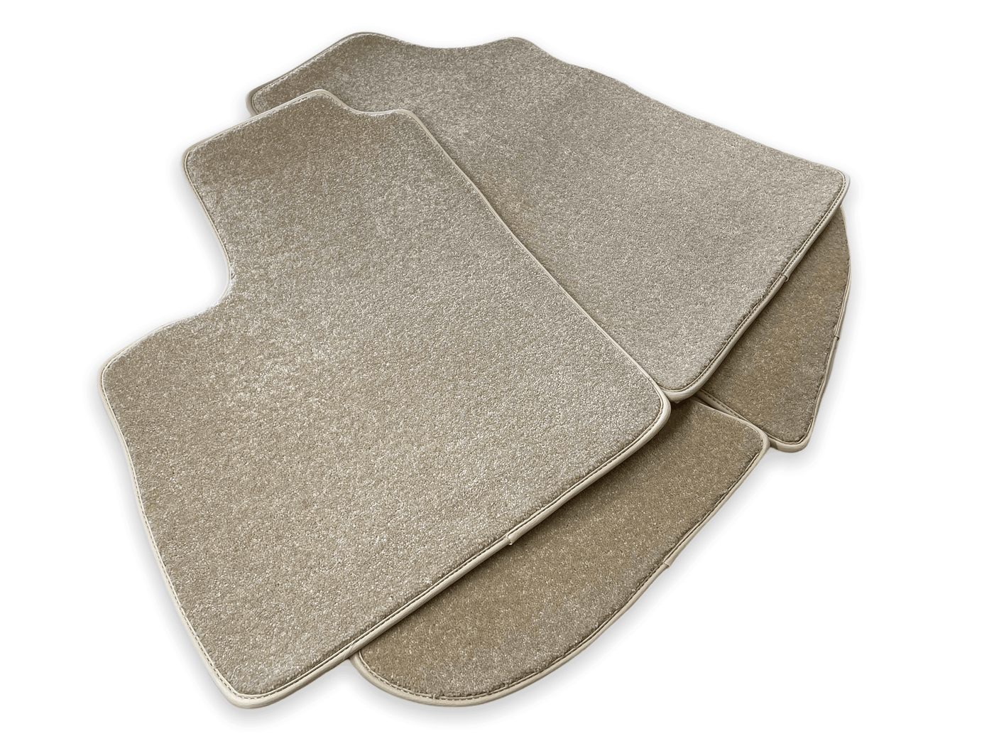 Floor Mats For Bentley Continental GTC (2006–2011) Beige Luxury Quality - AutoWin