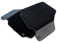 Floor Mats For Ferrari 360 Modena 1999-2005 Black With Carbon Fiber Leather - AutoWin