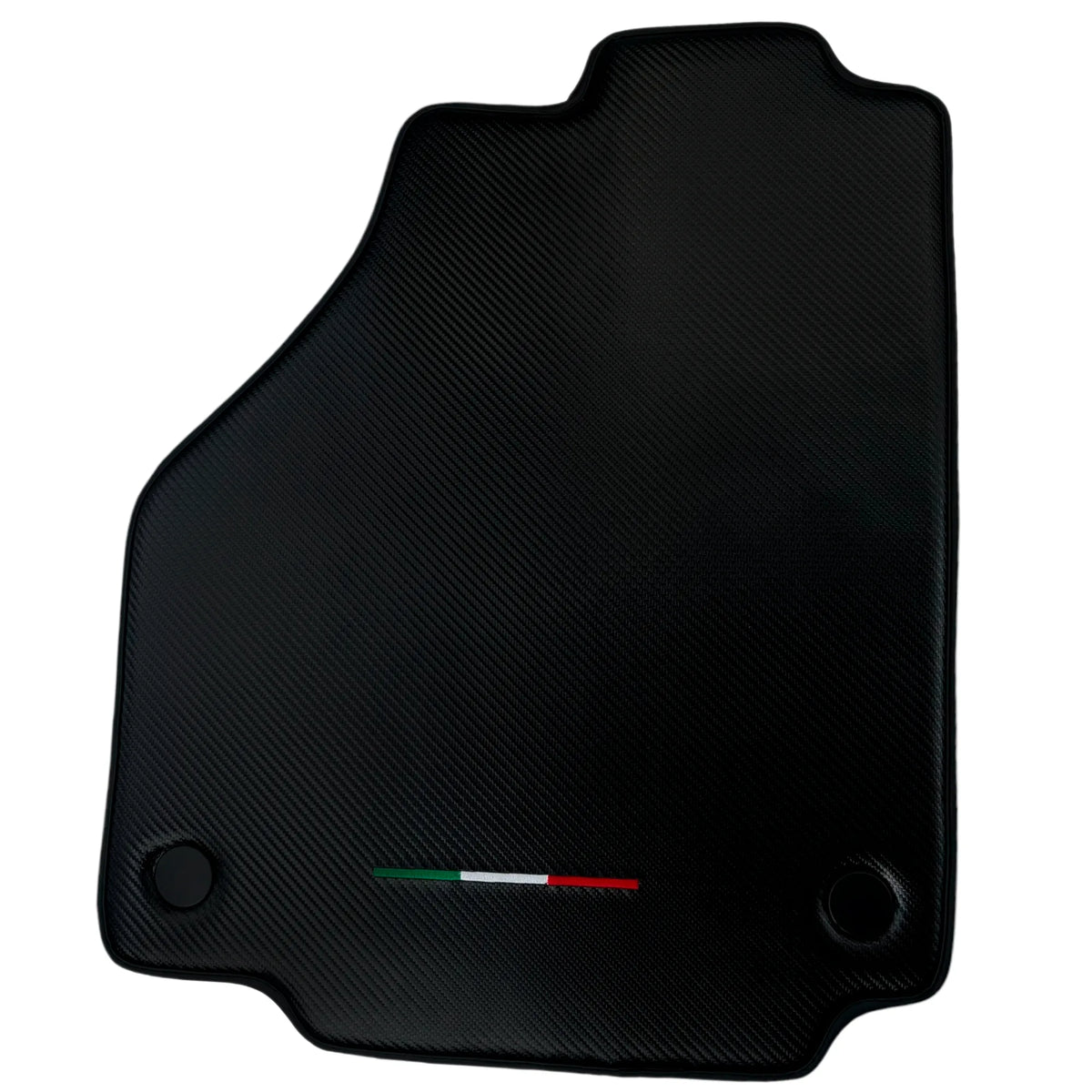 Floor Mats for Ferrari 458 GT2 (2012-2015) Carbon Fiber Leather Autowin Brand Italian Edition