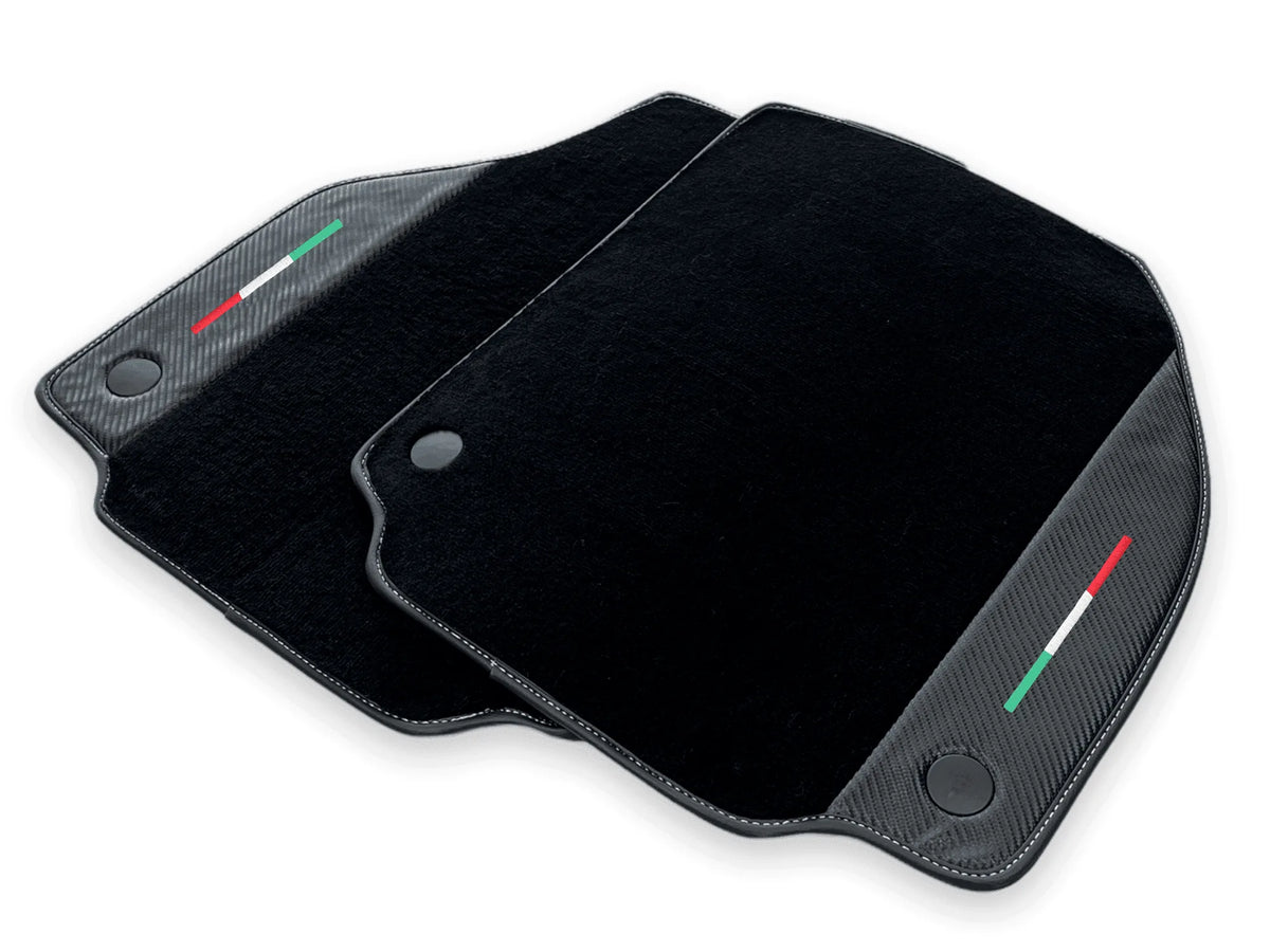 Floor Mats For Ferrari 458 GT2 (2012-2015) Carbon Leather