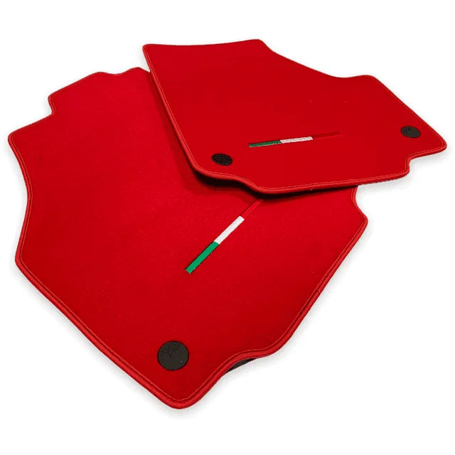 Floor Mats for Ferrari 458 Italia (2009-2015) Red Autowin Brand Italian Edition