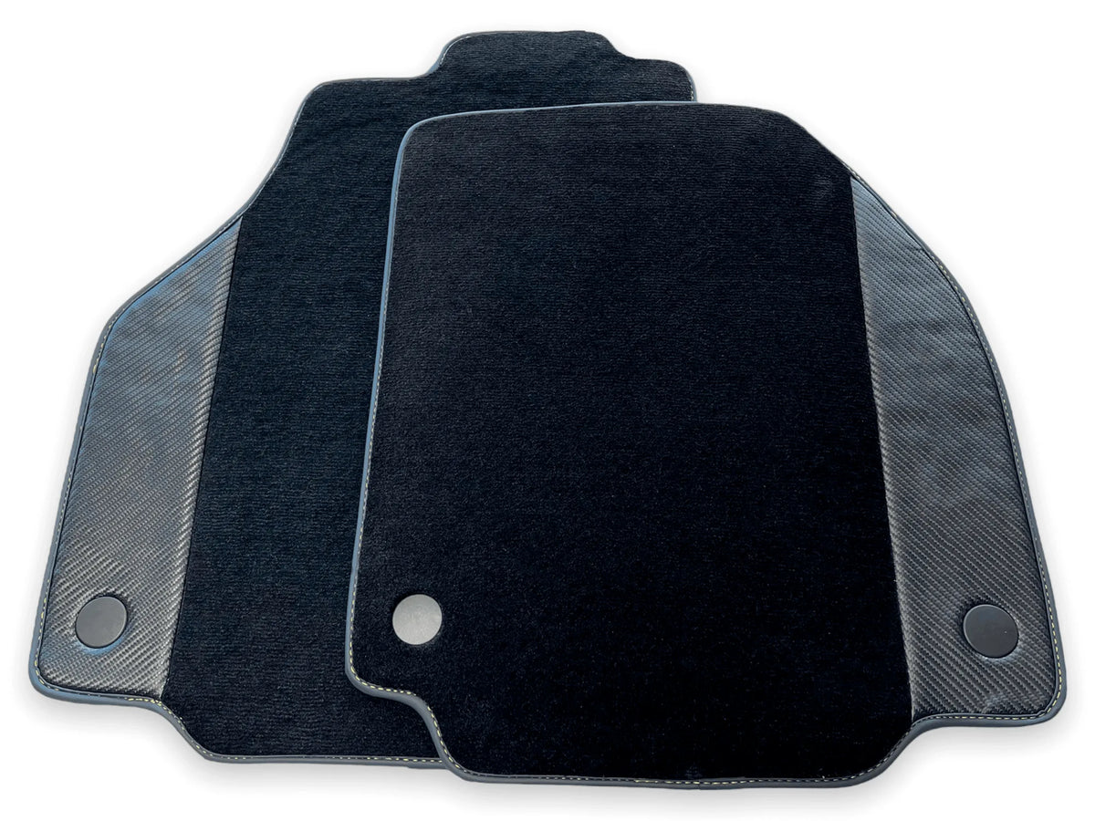 Floor Mats For Ferrari 488 GTB 2015-2022 Carpet With Carbon Fiber - AutoWin