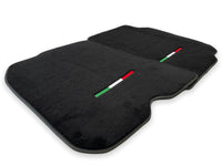 Floor Mats For Ferrari 812 Superfast Black Tailored Carpets With Italian Emblem