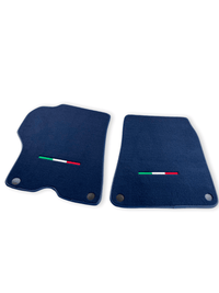 Floor Mats For Ferrari California 2008-2014 Dark Blue Color - AutoWin