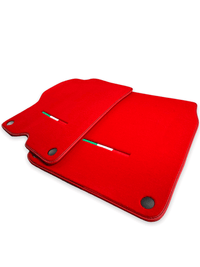 Floor Mats For Ferrari California 2008-2014 Red Color - AutoWin