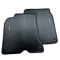 Floor Mats For Ferrari California T (2015-2018) Carbon Fiber Leather - AutoWin