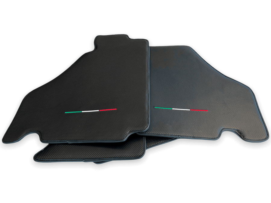 Floor Mats For Ferrari F430 2004-2009 Carbon Fiber Leather AutoWin