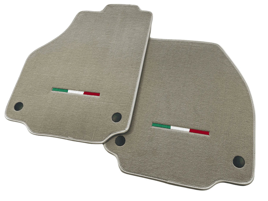 Floor Mats For Ferrari F8 Spider 2019-2023 Beige Italian Edition