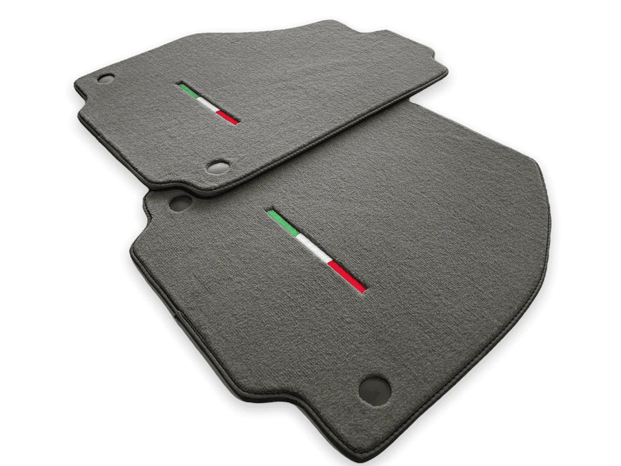 Floor Mats For Ferrari F8 Spider 2019-2023 Gray Italian Edition
