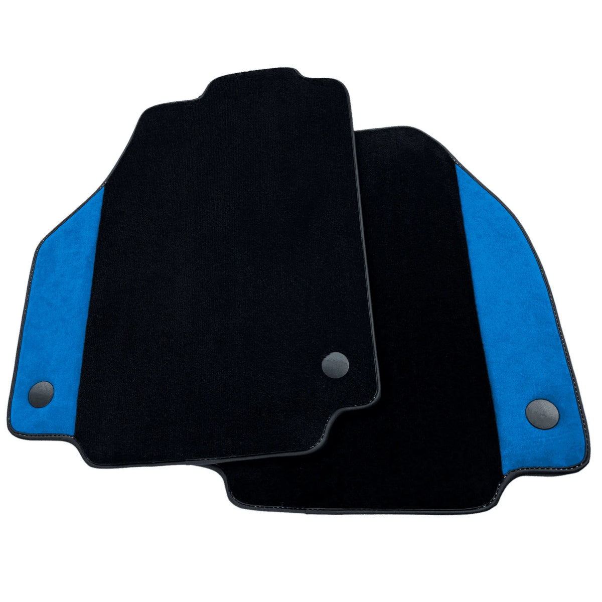 Floor Mats For Ferrari F8 Tributo 2019-2022 With Blue Alcantara Leather