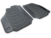 Floor Mats For Ferrari F8 Tributo (2019-2023) Yellow Sewing