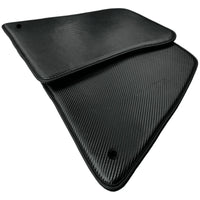 Floor Mats for Ferrari SF90 Stradale (2019-2024) Made From Carbon Fiber Leather
