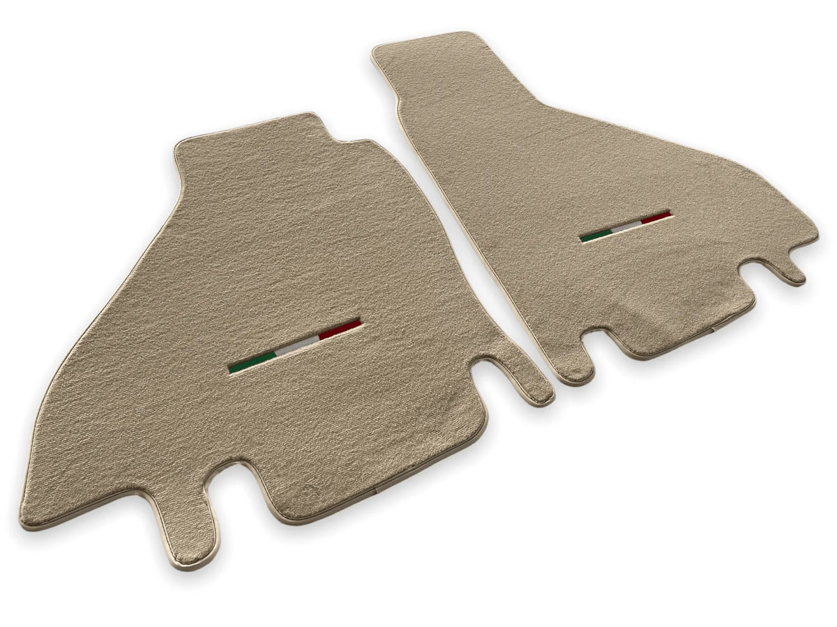 Floor Mats For Ferrari Testarossa 1984–1996 Beige Autowin Brand Italy Edition - AutoWin