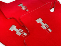 Floor Mats For Hummer H2 2003-2009 Tailored Dark Red Color Carpets - AutoWin