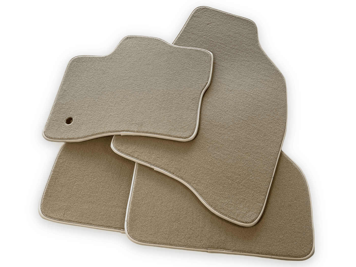 Floor Mats for Lincoln Continental (1959-2002) Sedan Beige Tailored Carpets - AutoWin