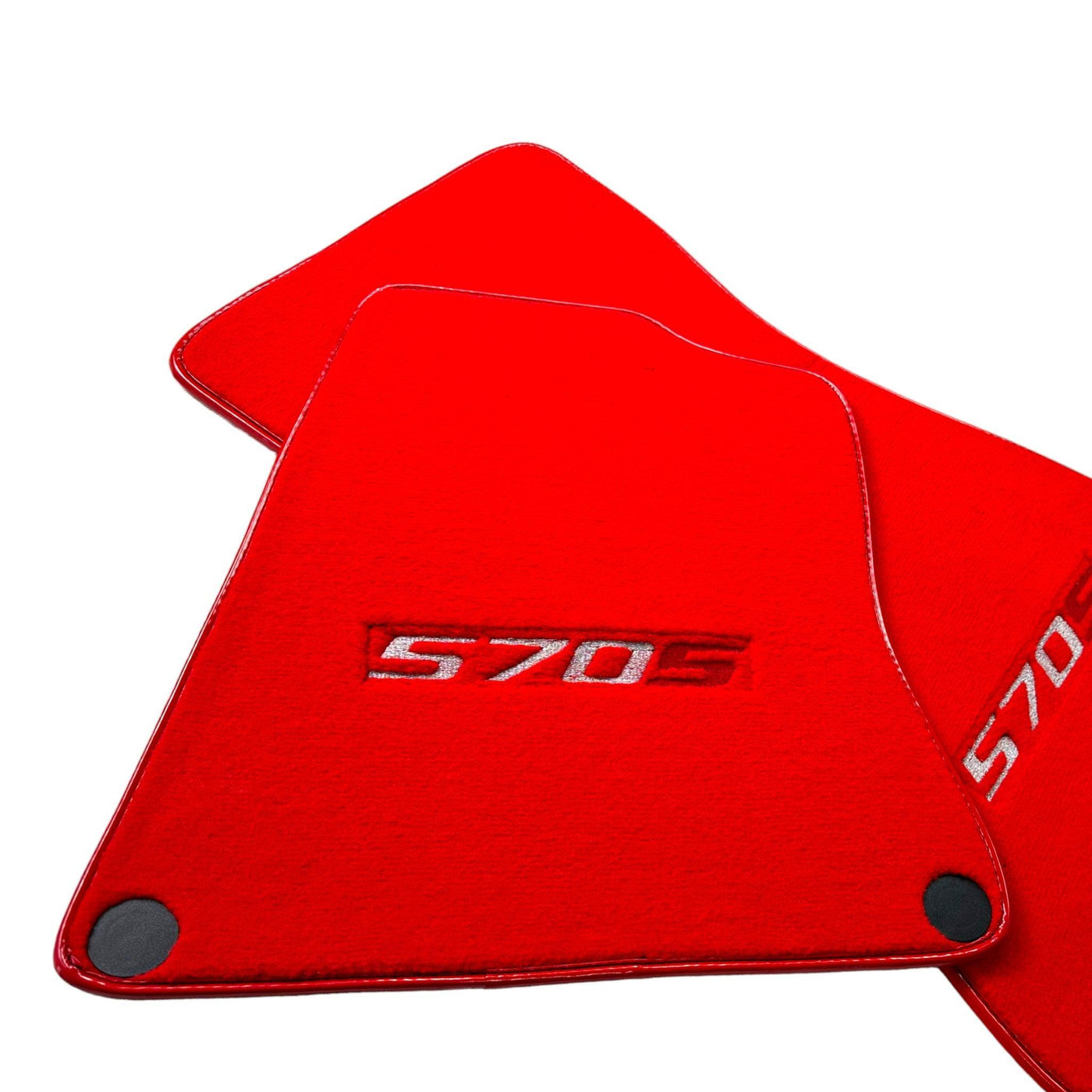 Floor Mats For McLaren 570S Red Tailored Carpets Set AutoWin - AutoWin