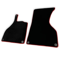 Floor Mats For Mercedes-Benz SLS-Class AMG (2009-2014) Red Trim - AutoWin