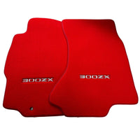 Floor Mats For Nissan 300ZX - Z32 (1990-1996) Tailored Red Carpets - AutoWin