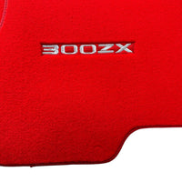 Floor Mats For Nissan 300ZX - Z32 (1990-1996) Tailored Red Carpets - AutoWin