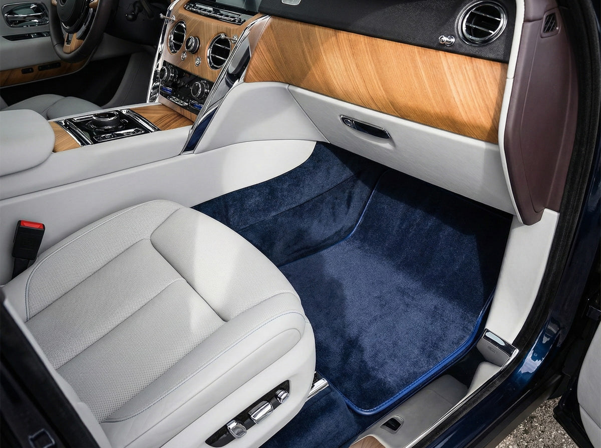 Floor Mats For Rolls Royce Cullinan Rr31 2018-2025 Dark Blue