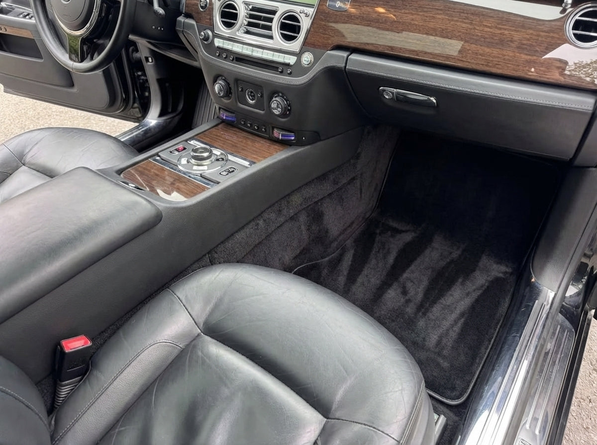 Interior look of floor mats for Floor Mats For Rolls Royce Ghost Series I (2010–2020) Black