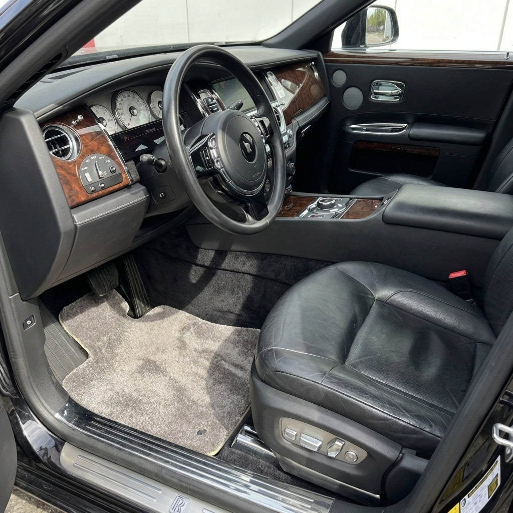 Interior look of floor mats for Floor Mats For Rolls Royce Ghost Series I (2010–2020) ROVBUT Beige