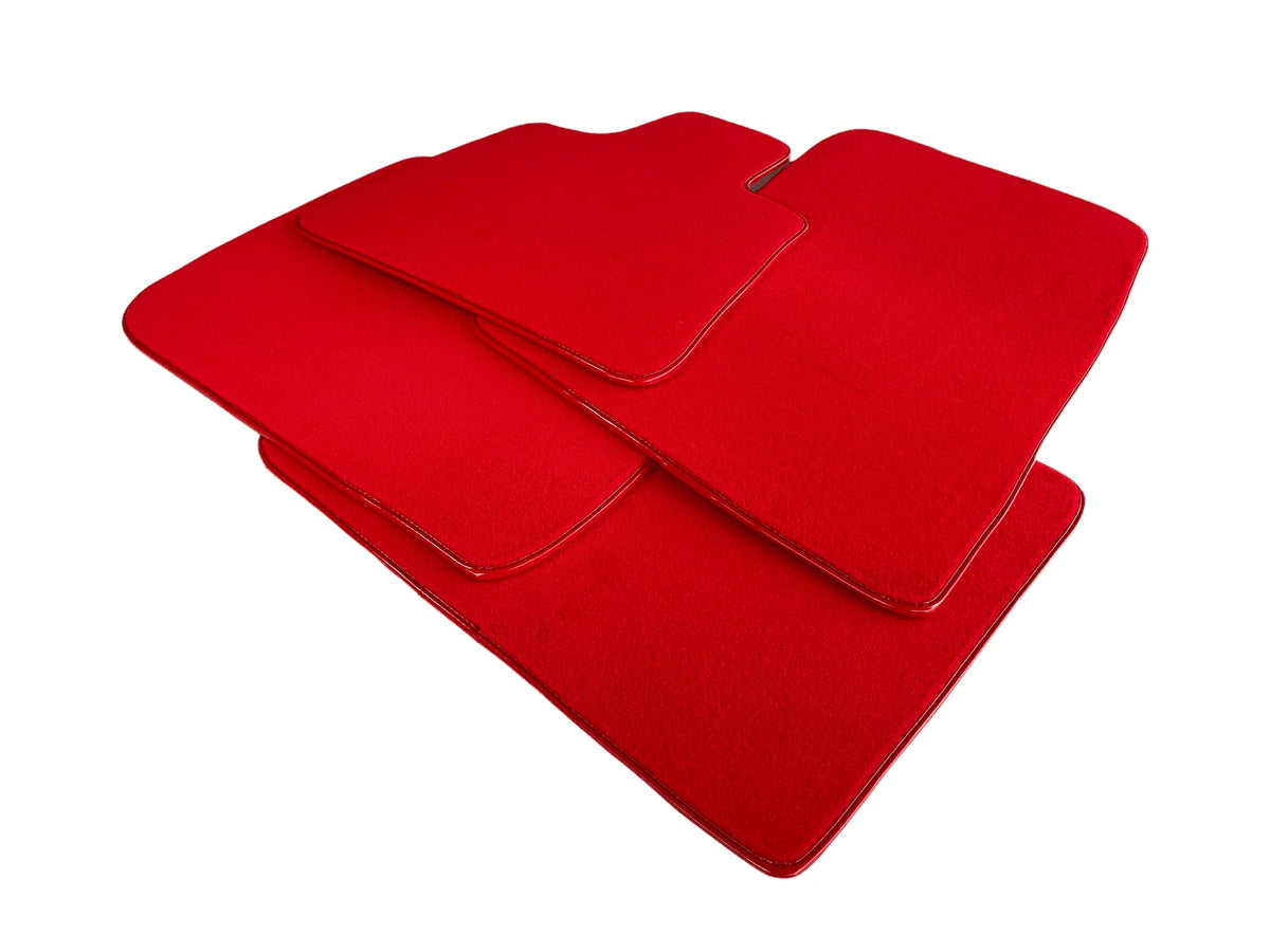 Floor Mats For Rolls Royce Ghost Series II (2021-2024) Red - AutoWin
