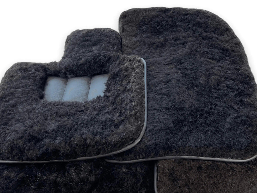 Genuine Sheepskin Floor Mats Bentley Flying Spur (2005-2013) Er56 Design Brand - AutoWin