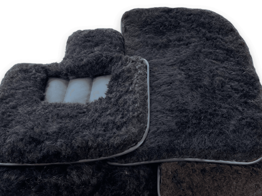 Genuine Sheepskin Floor Mats Rolls Royce Spectre (2023-2024) Er56 Design Brand - AutoWin