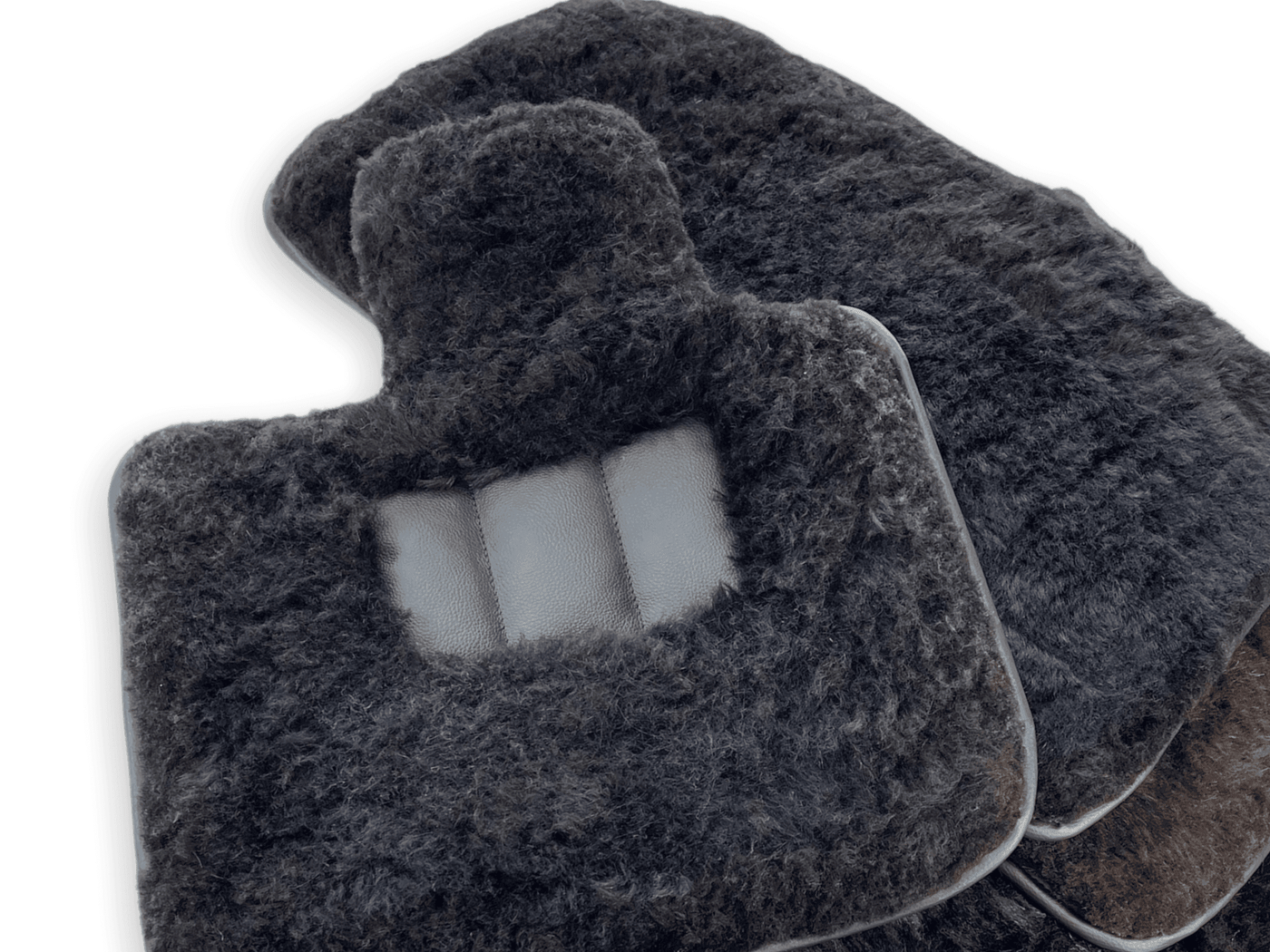 Genuine Sheepskin Floor Mats Rolls Royce Spectre (2023-2024) Er56 Design Brand - AutoWin