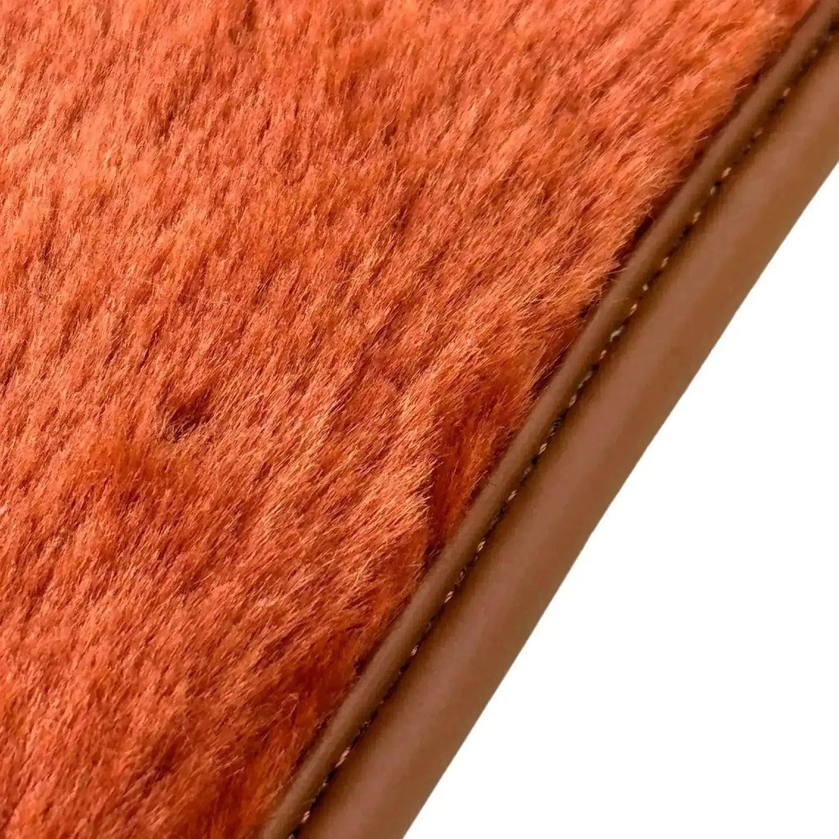 Ginger Color Sheepskin Floor Mats for Rolls-Royce Dawn (2016-2023) - AutoWin
