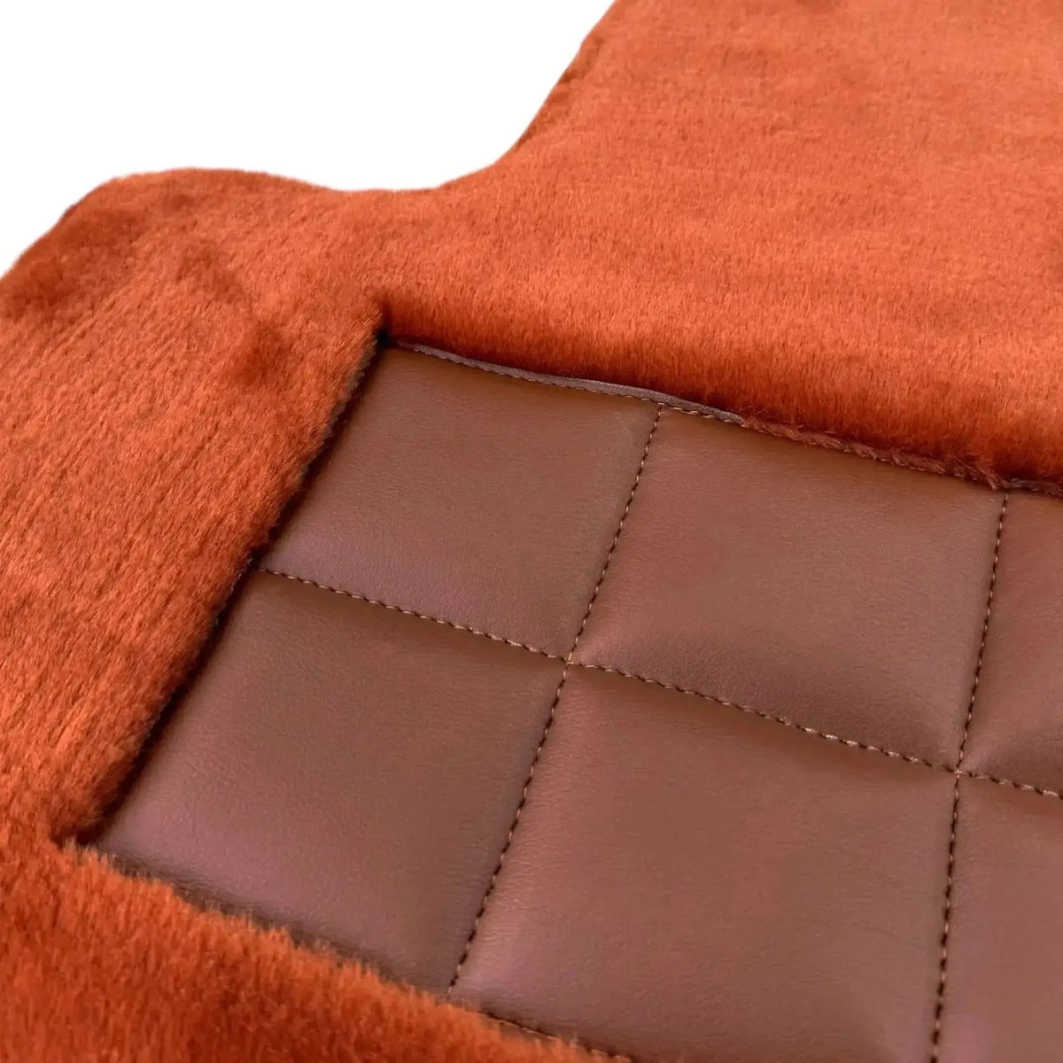 Ginger Color Sheepskin Floor Mats for Rolls-Royce Phantom Sedan (2003-2016)