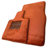 Ginger Color Sheepskin Floor Mats for Rolls-Royce Wraith (2013-2023) - AutoWin