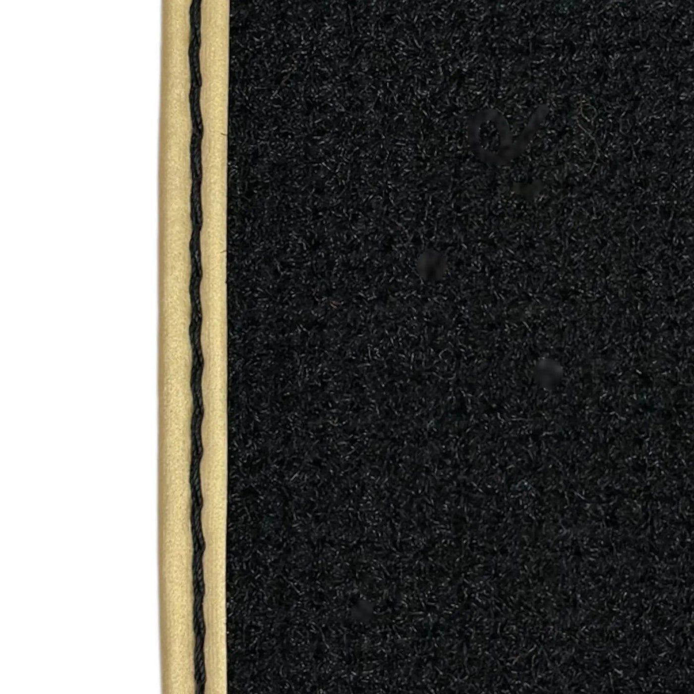 Golden Leather Floor Mats for Lamborghini Aventador with Bitcoin Sewing - AutoWin