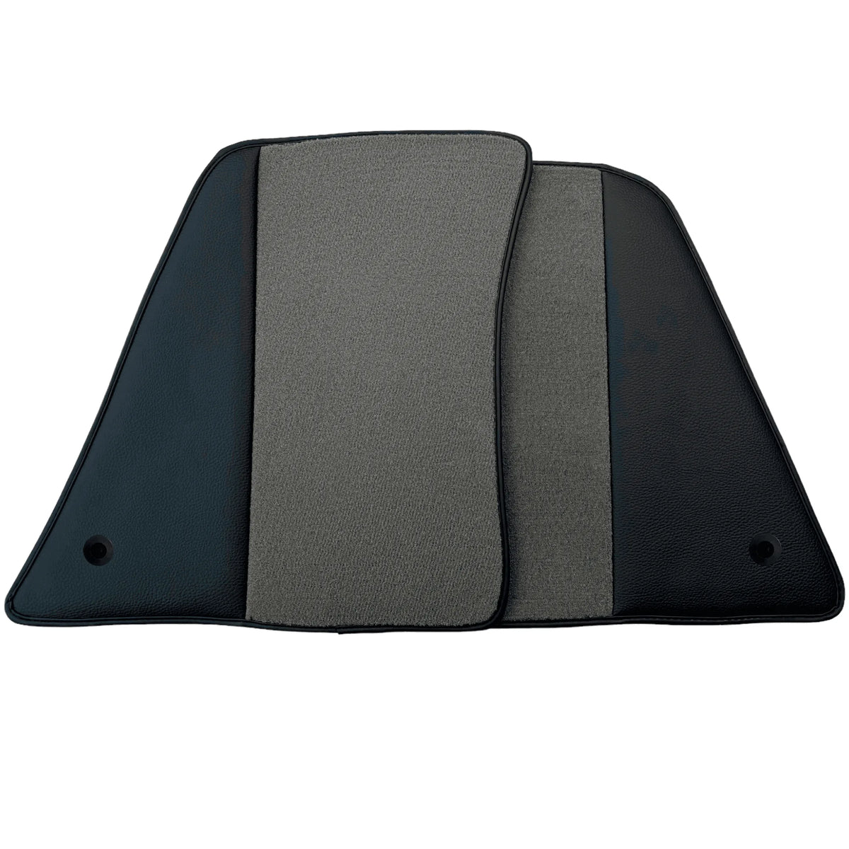 Gray Floor Mats for Ferrari 296 GTS (2022-2027) with Leather - AutoWin