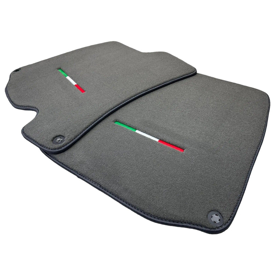 Gray Floor Mats For Ferrari Portofino (2018-2023) Italian Edition - AutoWin