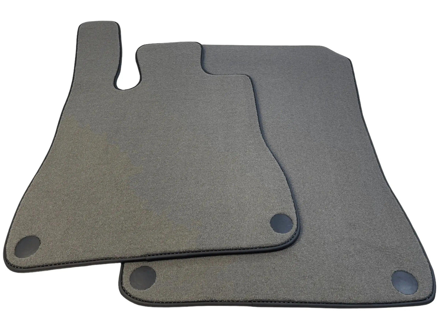 Gray Floor Mats For Mercedes-Benz SLK R170 (2000-2004) Black Trim - AutoWin