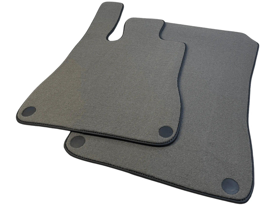 Gray Floor Mats For Mercedes-Benz SLK R172 (2011-2023) Black Trim - AutoWin
