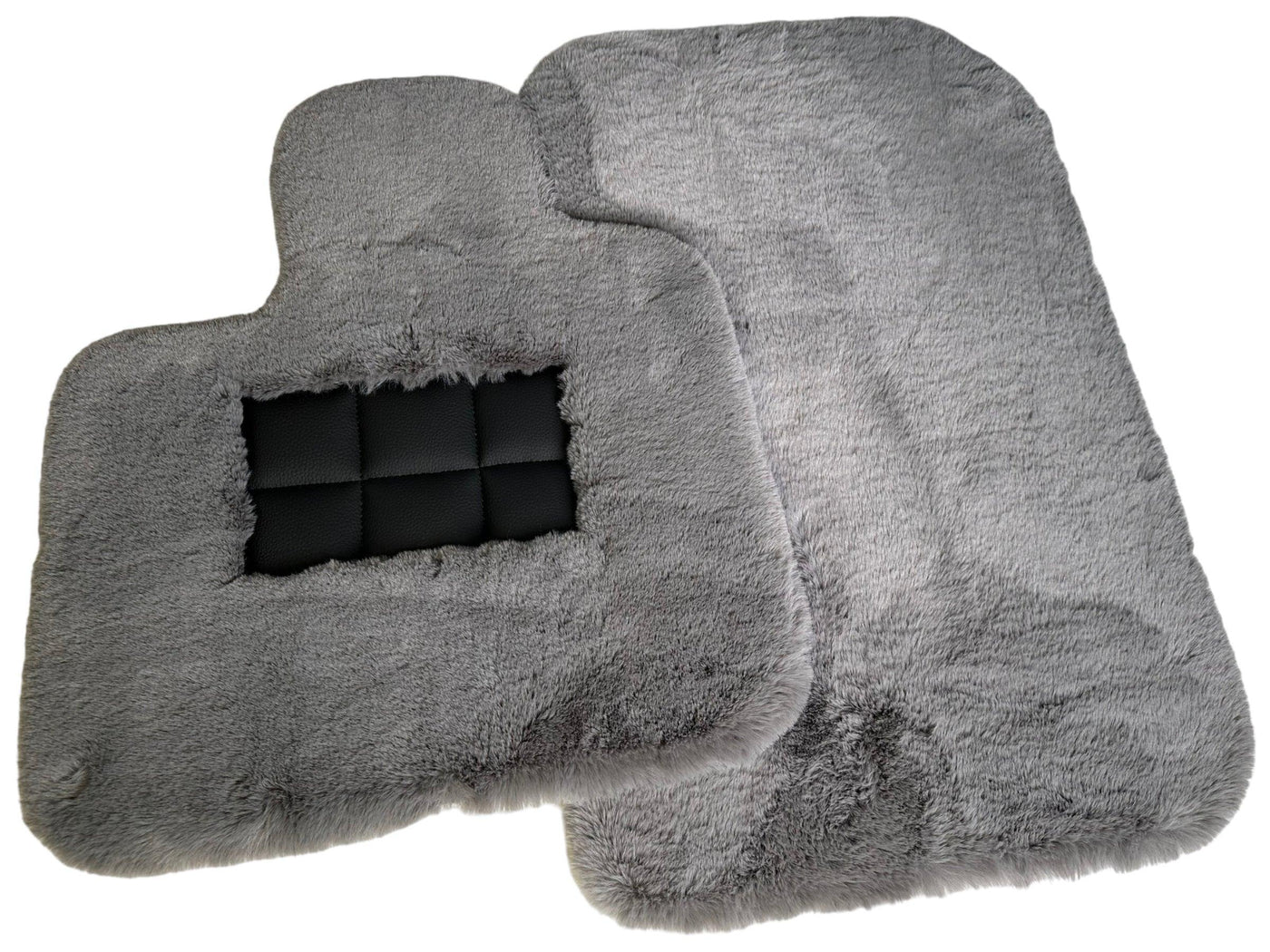 Gray Sheepskin Floor Mats For Rolls Royce Spectre (2023-2024) Er56 Design Brand - AutoWin