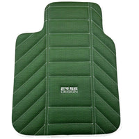 Green Leather Floor Mats For Rolls Royce Black Badge Ghost Series II (2021-2024)