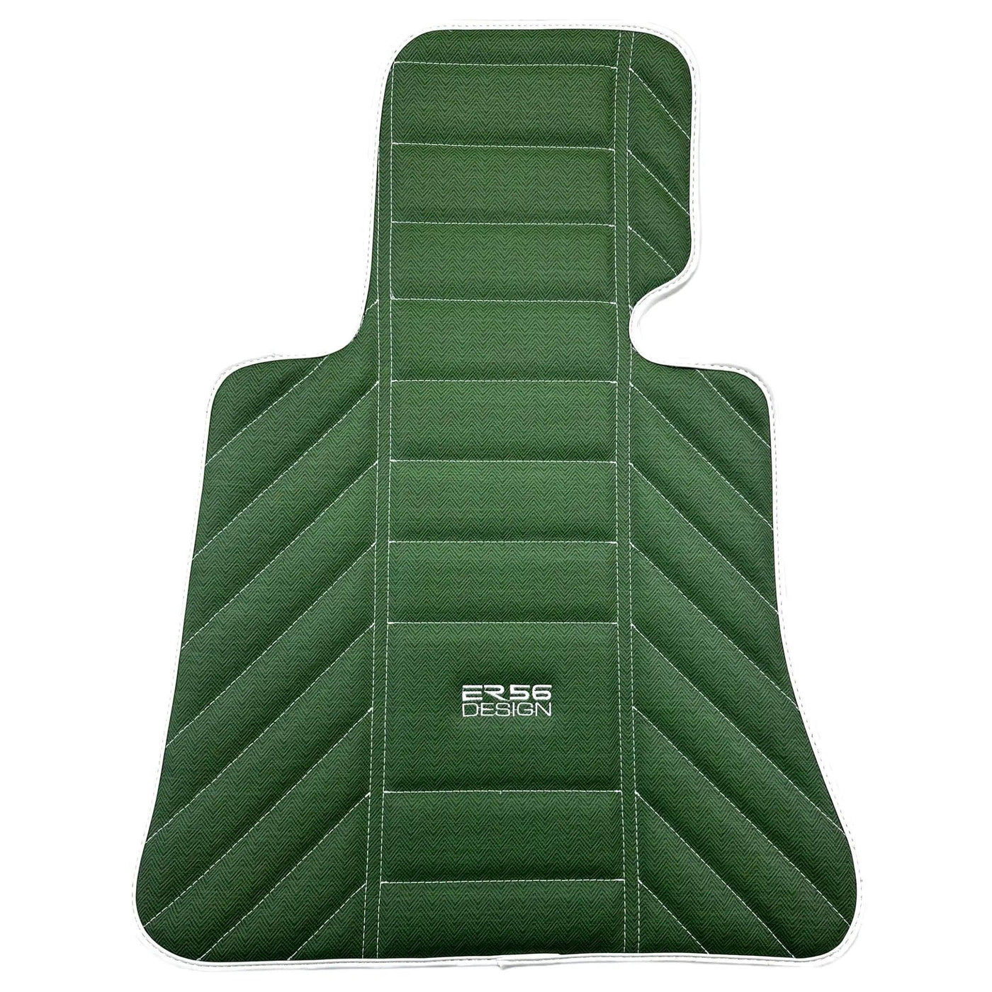 Green Leather Floor Mats For Rolls Royce Black Badge Wraith (2013-2023) - AutoWin